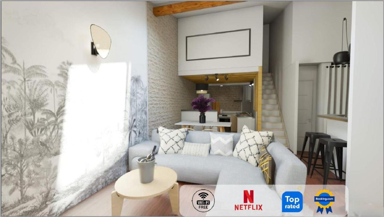 Colorzen - Confortable Lumineux Netflix - Appart Pezenas Centre Bagian luar foto